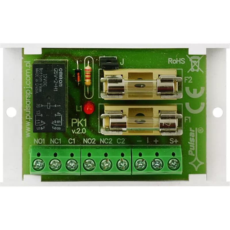 PULSAR AWZ513 relemoduuli SPDT 2A 10-30V DC DIN-kisko