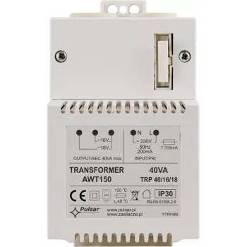 Pulsar AWT150 40VA 16V/18V AC virtamuuntaja