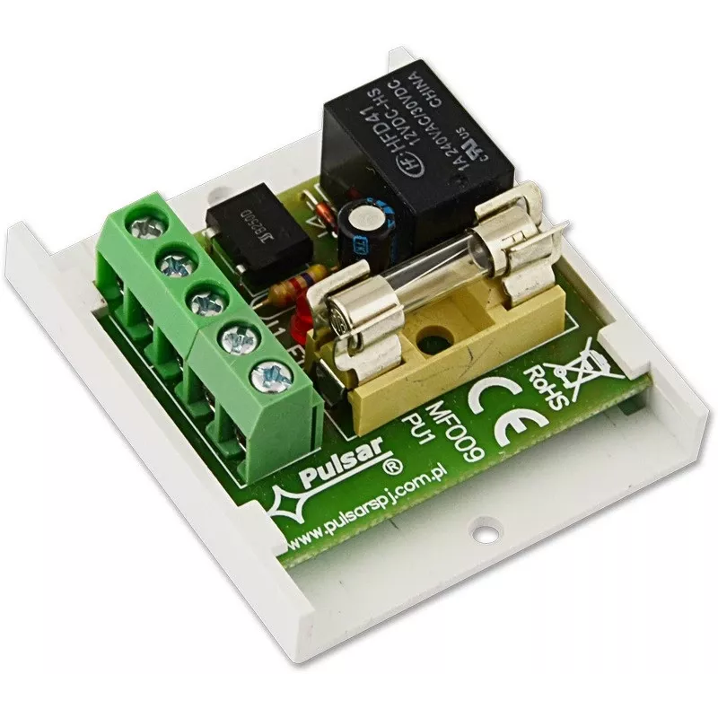 PULSAR AWZ510 relemoduuli - 1x SPDT, 12V DC kela, 1A