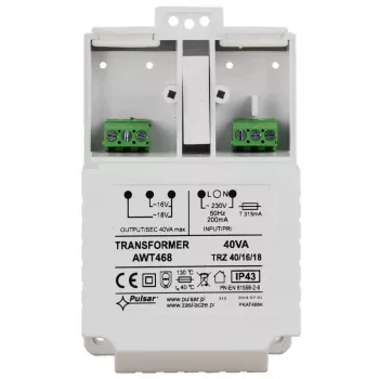 Pulsar AWT468 AC/AC-muuntaja 230V AC - 16V/18V AC 4A 68VA DIN-kisko