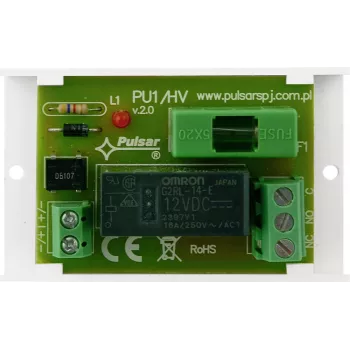 Pulsar AWZ514 relemoduuli, 1x SPDT, 10-16V DC, 1A, ruuviliittimet