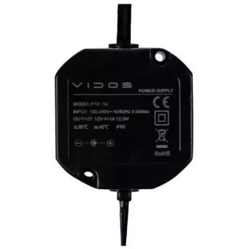VIDOS P12/12 virtalähde 12V 1,2A DIN-kisko