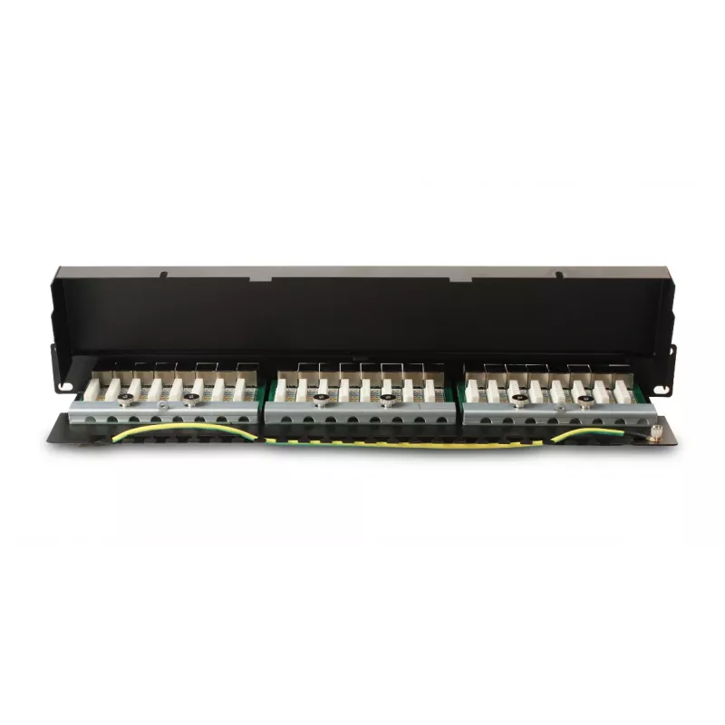 GETFORT PGF-5EFTP24-B6 patch-paneeli FTP Cat.5e 24 porttia 1U musta