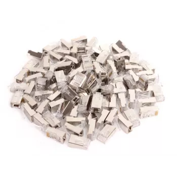 GETFORT RJ45 CAT.5e 8P8C suojattu liitin (100 kpl)