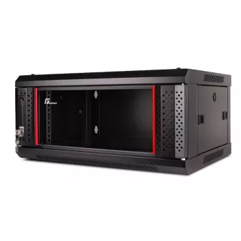 GETFORT 19 tuuman CALI 4U 600x450 seinäasennus-verkkokaappi - musta (WGF04-64EH-WGB)
