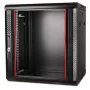 GETFORT CALI 19 tuuman 12U 600x450 seinäkotelo rack-kaappi musta