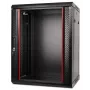 GETFORT CALI 19 tuuman 15U seinäkotelo 600x450 mm musta
