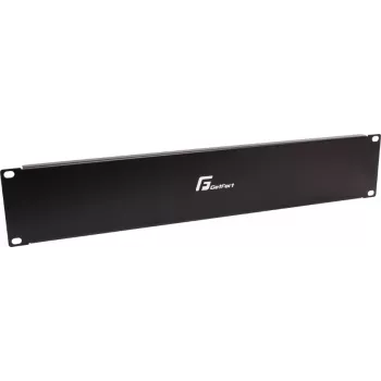 Getfort 2U sokealevy 19 tuuman rack-kaapeille - musta