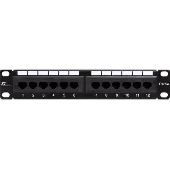 Getfort PGF-5EUTP12-B4 12-porttinen Cat5e UTP patch-paneeli 10
