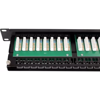 GETFORT PGF-5EUTP48-B9 patch-paneeli UTP Cat.5e 48 porttia 2U 19