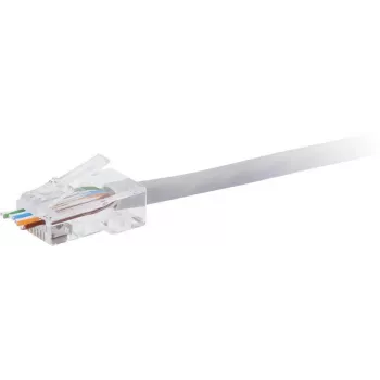 GETFORT RJ45 Cat.6 UTP läpivienti modulaarinen liitin 8P8C (100 kpl:n pakkaus) - läpinäkyvä