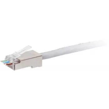 GETFORT RJ45 Cat.6 suojattu läpivientiliitin 8P8C 100 kpl:n pakkaus läpinäkyvä