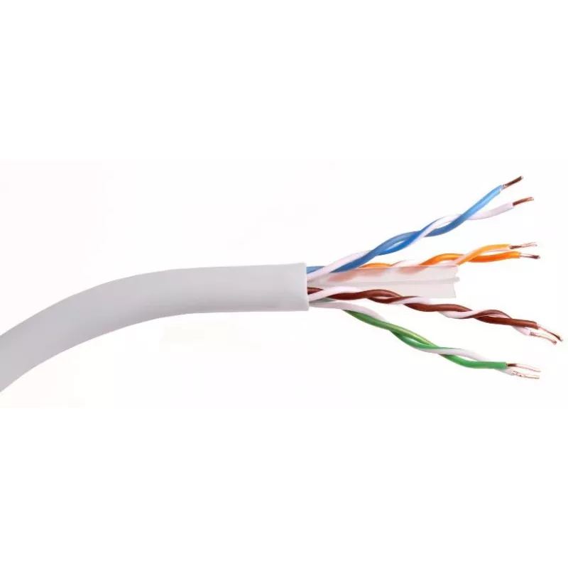 GETFORT Cat.6 U/UTP PVC-verkkokaapeli 305 m (1000 ft) - harmaa