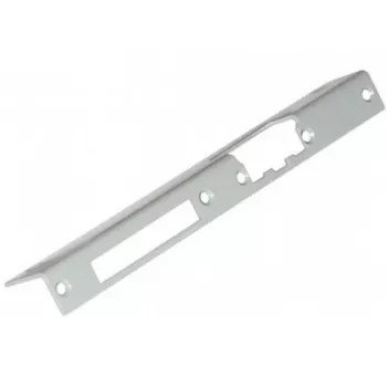 ELEKTRA-PLUS kulmikas pitkä oikeakätinen ovenhela, ruskea, 240x40 mm, teräs, maalattu, Euro-profiilisylinterilukolle, pinta-asennettava, sisäovi, sarja 2423
