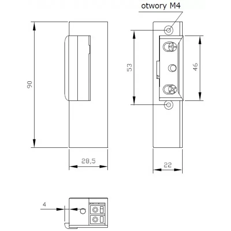 ELEKTRA-PLUS R3 oikea sähkölukonsalpa muistilla ja lukituksella