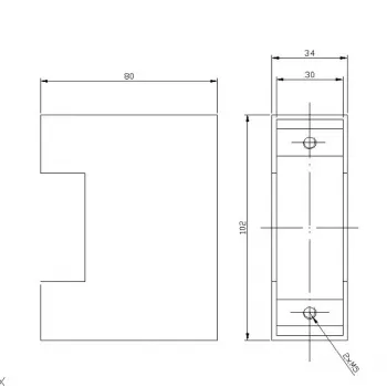 ELEKTRA-PLUS KASETA ELEKTRA R1 ulkorullakaihtimen kotelo, alumiini, 165x165 mm, pinta-/upotusasennus, RAL-värit