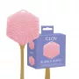 GLOV Bubble Burst 3-in-1 silikoninen vartalon, päänahan ja selän kuorinta- ja hierontalaite - vaaleanpunainen