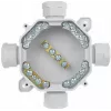 PAWBOL A.0035 pinta-asennettava hermeettinen jakorasia PG16, IP67 (5x4mm²), harmaa