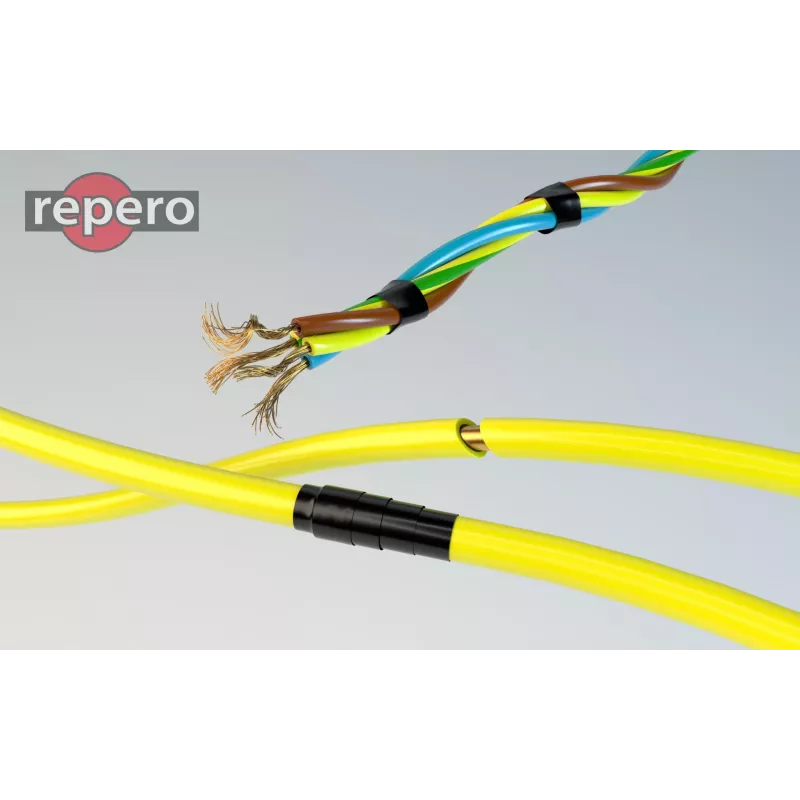 Repero 747 silikoni itsestään sulautuva teippi 25mm x 3m musta TTE747S1-0025-03