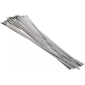 Ruostumaton teräsnauha 14,4 mm x 0,36 mm x 25 m BRADAS