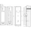 ROGER PR312EM-BK kulunvalvontalaite EM 125 kHz etälukijalla