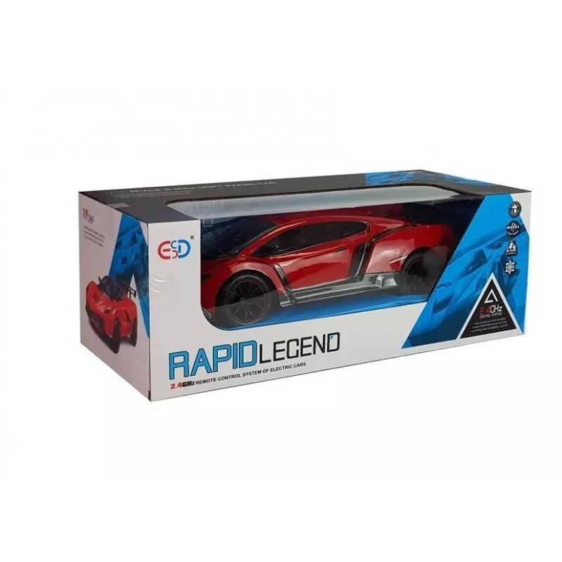 LEAN TOYS kauko-ohjattava urheiluauto 1:16 mittakaava 2.4 GHz