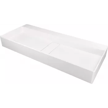 DEANTE graniittinen pöytäpesuallas ja ritilä - grafiitti 500x400mm