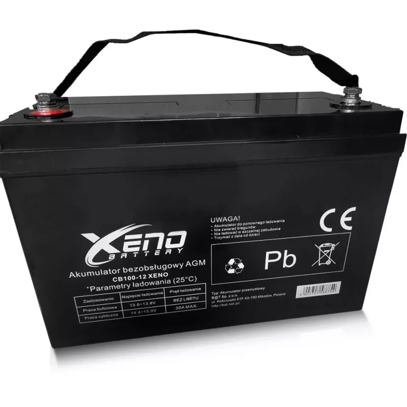 BAT Xeno Black 12V 100Ah AGM -akku