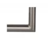 CORAB USL-48/250AL kulma-seinäteline 48mm mastolle, 250mm ulottuma, alumiini, hopea