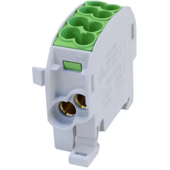 SIMET SCB 25 haarajakelublokki Al/Cu 80-110 SIMBLOCK, vihreä 81501005