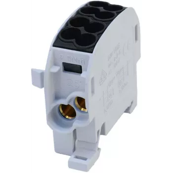 SIMET SCB 25 Al/Cu 80110 SIMBLOCK haarajakelublokki, musta 81501007