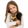 LEAN TOYS pehmoorava maskotti pehmolelu realistinen ruskea 22 cm