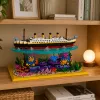 LEAN TOYS rakennuspalikat Titanic-laiva koralliriutalla 3892 osaa