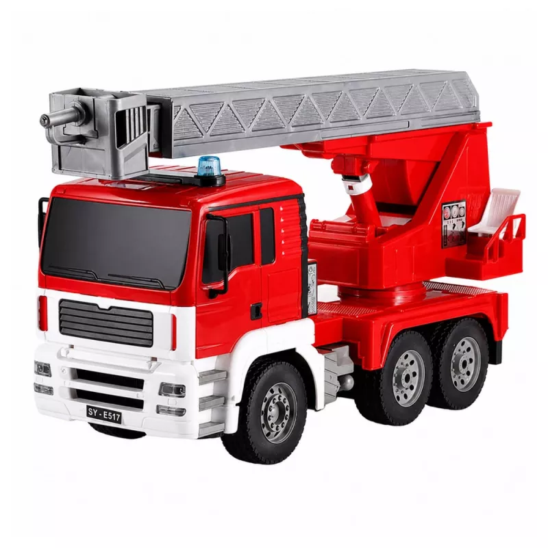 LEAN TOYS paloauto 660° kääntyvällä puomilla, kauko-ohjattava RC 1:20