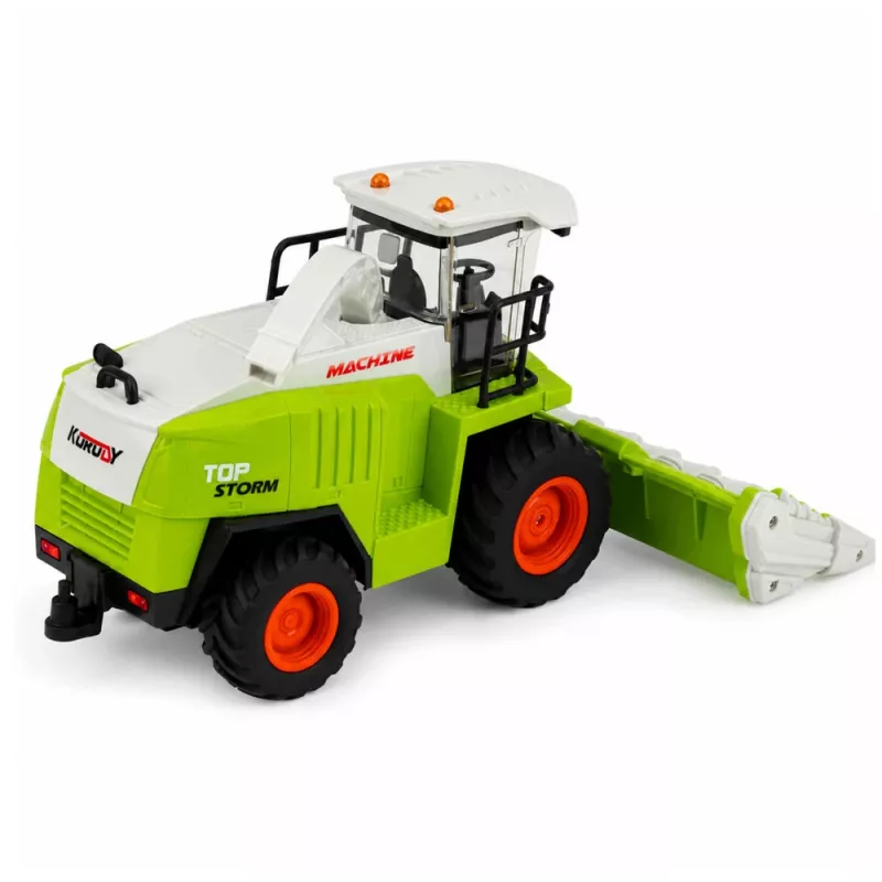 LEAN TOYS kauko-ohjattava maissinleikkuukone valolla ja äänellä 1:24