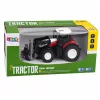 LEAN TOYS RC punainen kauko-ohjattava maataloustraktori paalipihtimellä 1:24