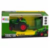 LEAN TOYS kauko-ohjattava RC-maataloustraktori perävaunulla Farmer 1:24