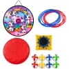 LEAN TOYS 4-in-1 yksisarvinen heittopeli renkailla ja kiekkoilla