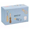 LEAN TOYS puinen hammaslääkärisetti pieni hammaslääkäri