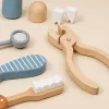 LEAN TOYS puinen hammaslääkärisetti pieni hammaslääkäri