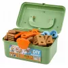 LEAN TOYS ruuvimeisseli-rakennussarja palikoilla salkussa, 190 osaa