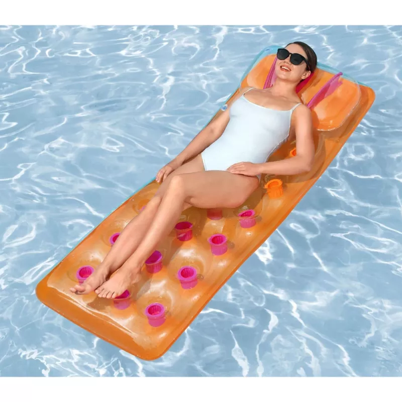 Bestway 43015 ilmapatja uima-altaaseen, oranssi, 183x69x15 cm
