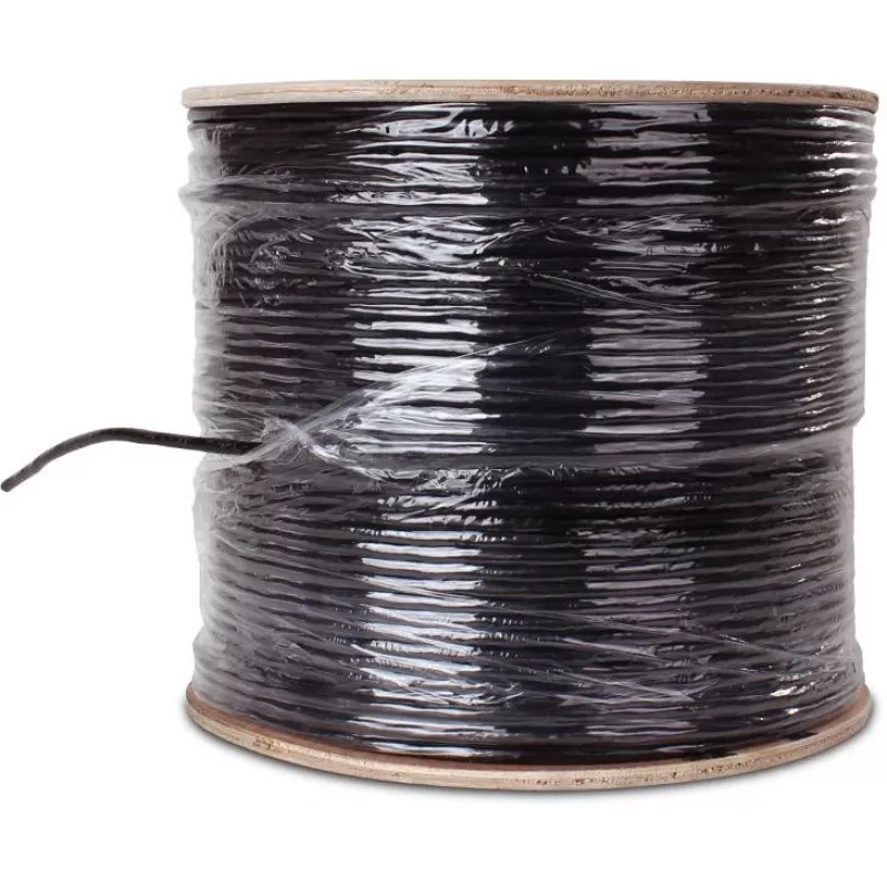 GETFORT Cat.5e U/UTP ulkoinen geelitäytetty parikaapeli 500m musta