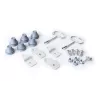 Getfort hermetic 19 tuuman 6U seinäasennettava räkkikaappi 550x320 mm IP54 harmaa