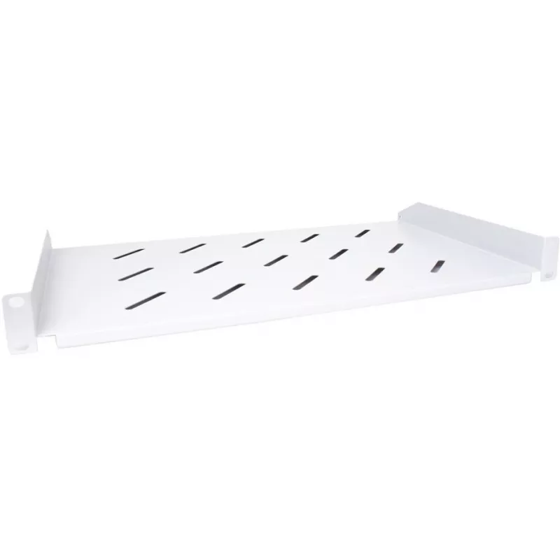 Getfort 19 inch 1U Universal-rack-hylly 270 mm syvyys harmaa