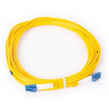 GETFORT GF-LULUD5 yksimuotokuitupatchkaapeli LC/UPC-LC/UPC duplex 5 m keltainen