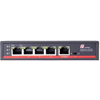 GETFORT GF-105-4PG-PD-90 PoE-kytkin 4 GE + 1 GE 90W (PoE-In)