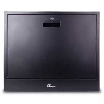 Getfort 2U seinäkotelo CCTV-käyttöön 580x540x130 mm musta