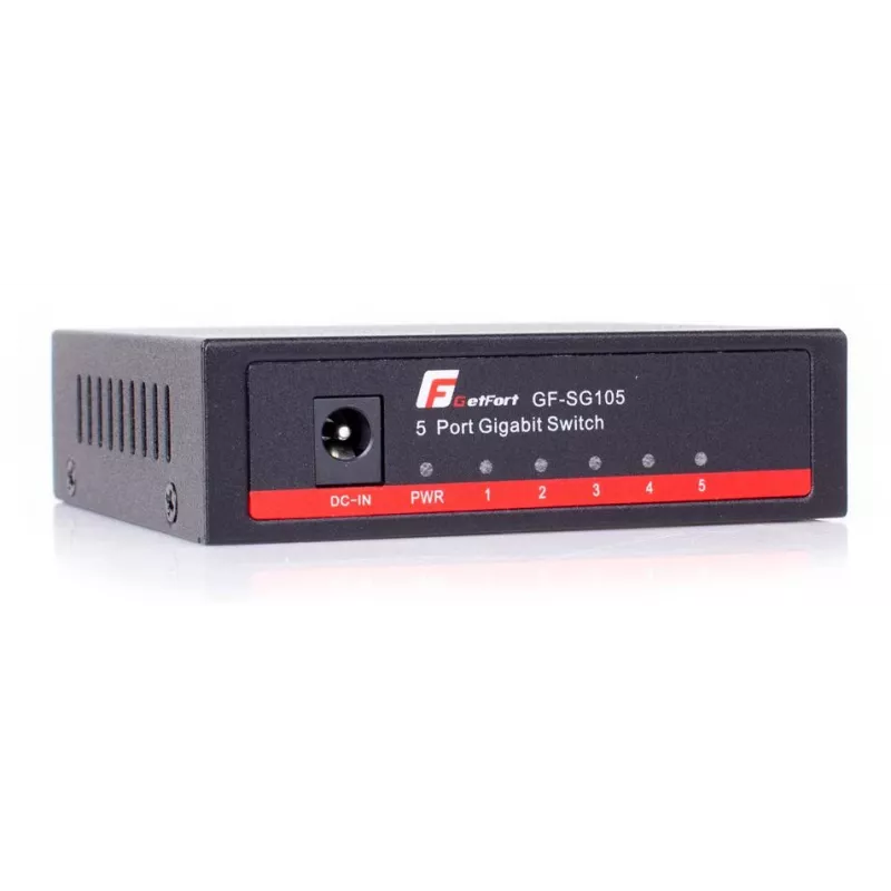 GETFORT SG105 5-porttinen Gigabit Ethernet -pöytäkytkin