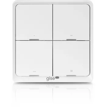 GISE älykäs tilannepainike Zigbee Tuya GSBT-ZB valkoinen